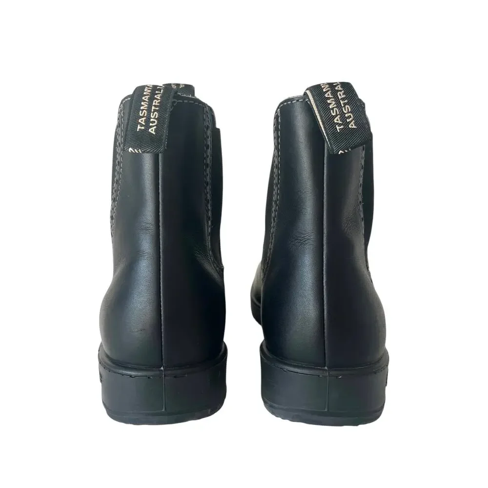 Blundstone 1448 High Top Chelsea Boots Voltan Black Brogue AU 8 / US W 11 / M 10